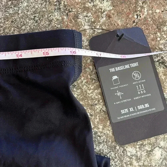 NWT Fabletics The Baseline Tight high performance base layer Men’s Sz XL Black - Picture 7 of 12